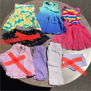 12-18 months summer girls clothes